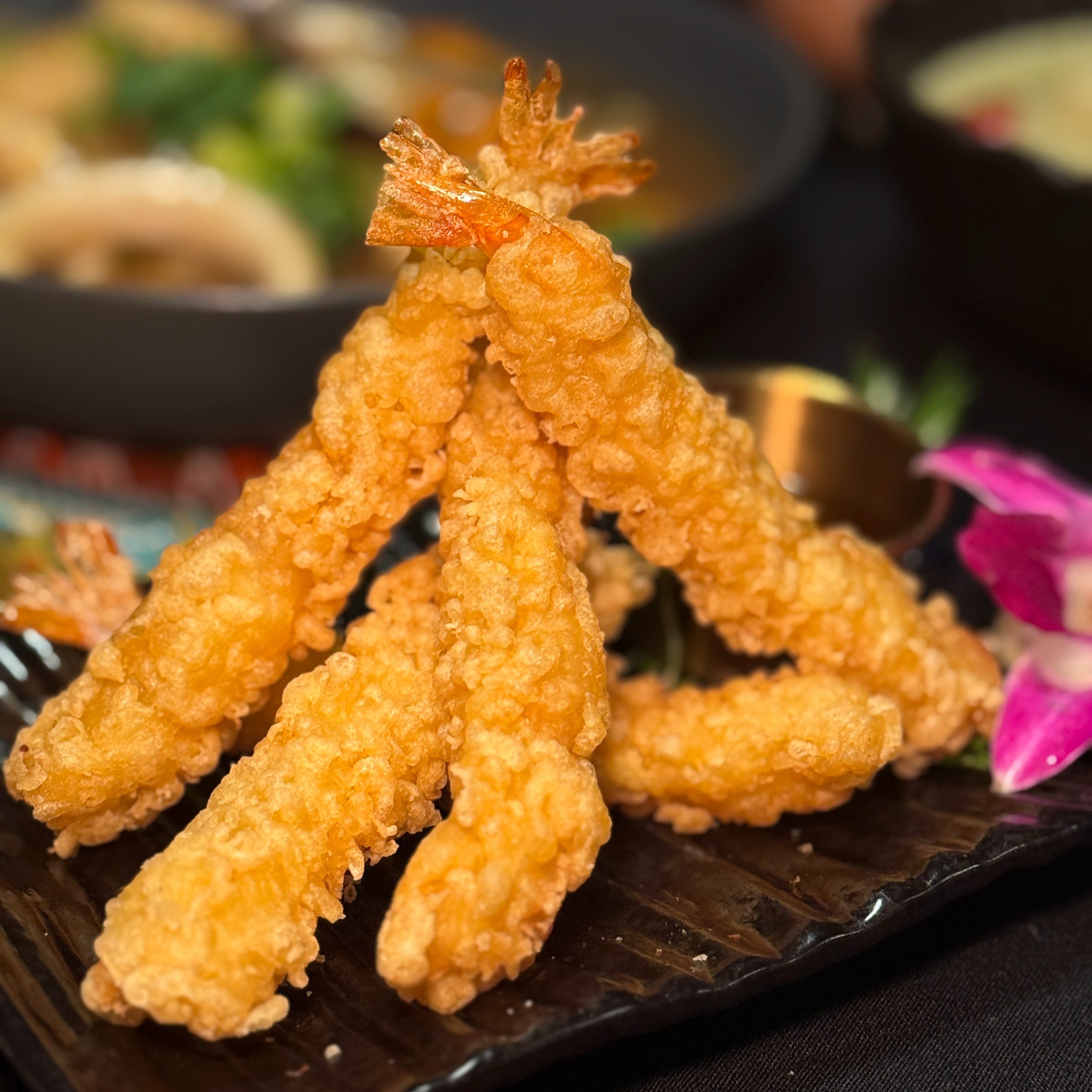 Shrimp tempura.
