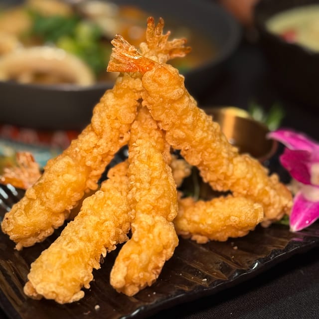 Shrimp tempura.