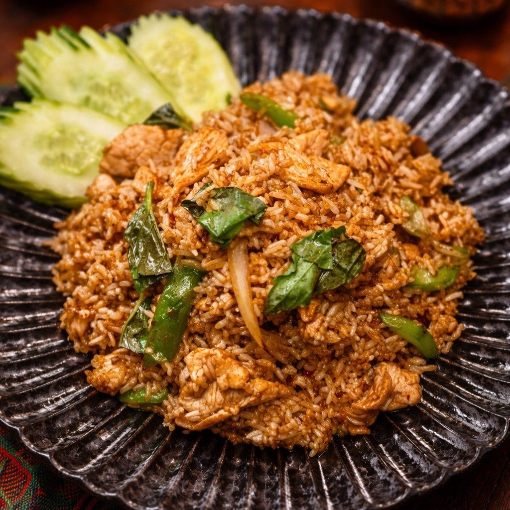 Basil fried rice.