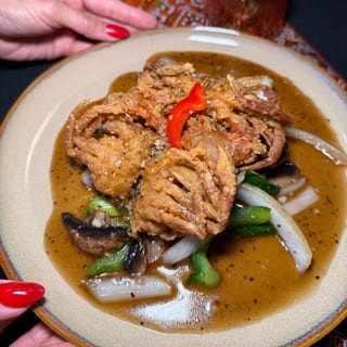 Garlic Pepper crispy crab