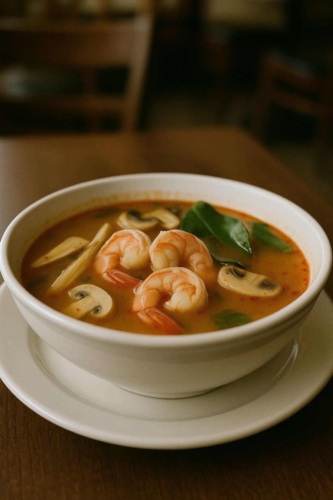 Tom Yum soup.