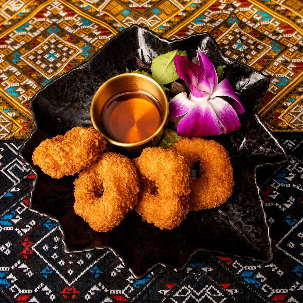 Shrimp donut.