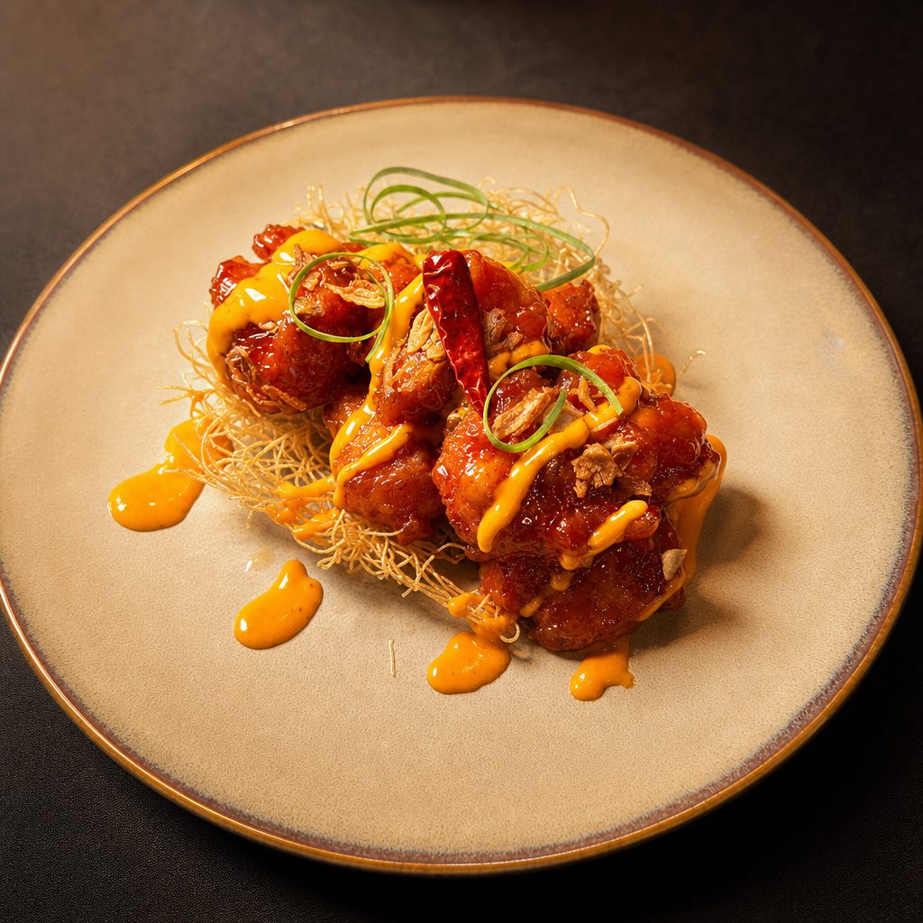 Smoky shrimp.