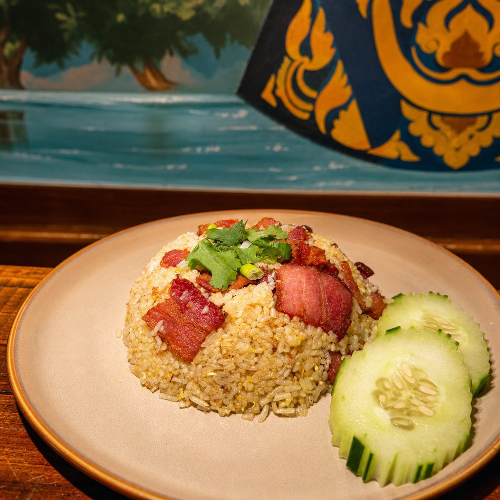 Bacon fried rice.